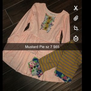 Mustard Pie set